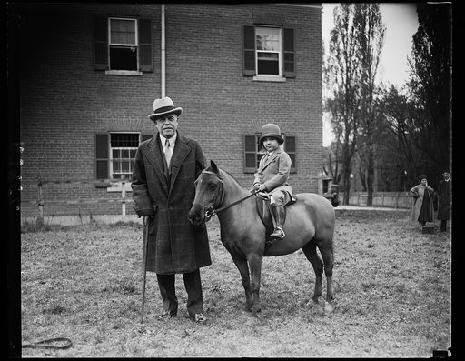 Paulina Longworth makes debut as a horsewoman. Exclusive! Little Paulina Longworth, daughter of the Speaker of the House and Mrs. Nicholas Longworth and granddaughter of the late President Roosevelt, is now learning to ride and today demonstrated her skill to her Daddy. Paulina will make her debut a