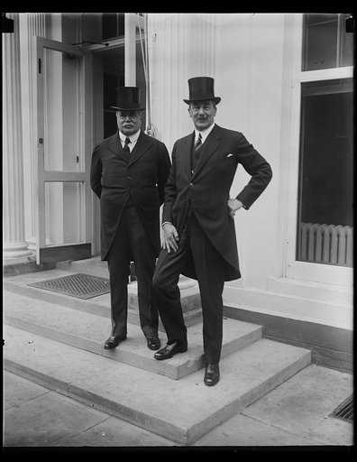 Men at White House, Washington, D.C.