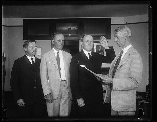 Group: William D. Mitchell, 2nd from left