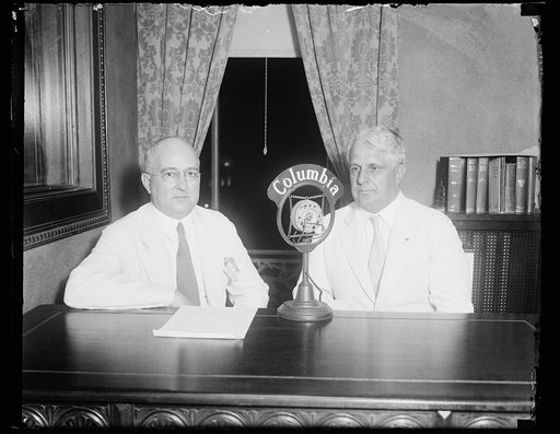 James J. Davis, right