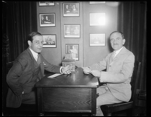 Dr. Leo S. Rowe and Sec. of Legation of Venezuela (CBS)
