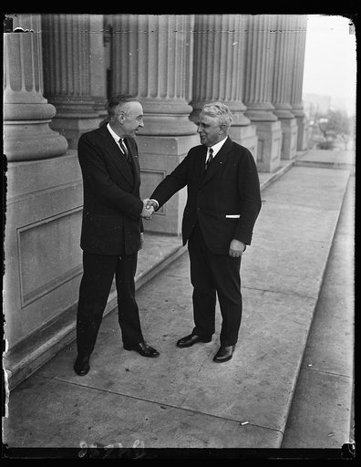 The gentleman from Pennsylvania. Sen. David A. Reed, senior Senator from Pennsylvania, welcomes to Capitol Hill his new colleague, James J. Davis, who gave up his post as Secretary of Labor to be junior Senator from the Keystone State. 12/2/30