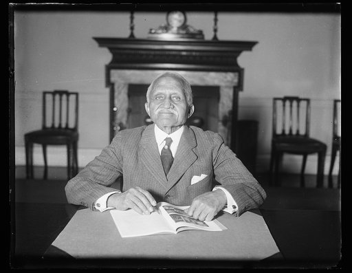 Requires legislation to keep his job. Eddie Augustine Savoy, 85-year-old negro who is rounding out 60 years service in the State Department, will not be retired because of old age of Secretary Stimson's recommendation is carried out. At Stimson's suggestion, Rep. Fish, whose grandfather, a former Se