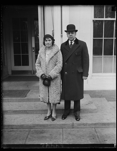 Gov. of Michigan with Mrs. Wilbert M. Brucker who were presented to Pres. Hoover, 1/26/31 [White House, Washington, D.C.