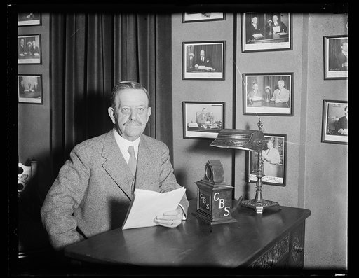 Ellison D. Smith at CBS microphone
