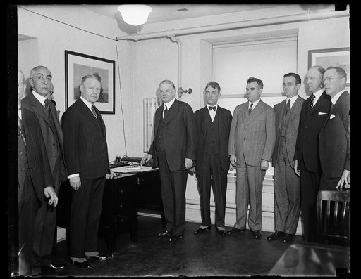Herbert Hoover and group