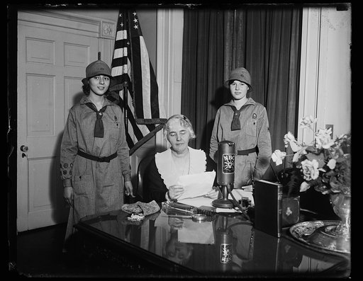 Lou Hoover and scouts