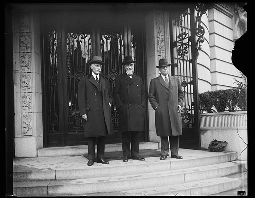 Andrew W. Mellon, left
