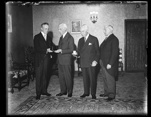 Andrew Mellon, 2nd from left