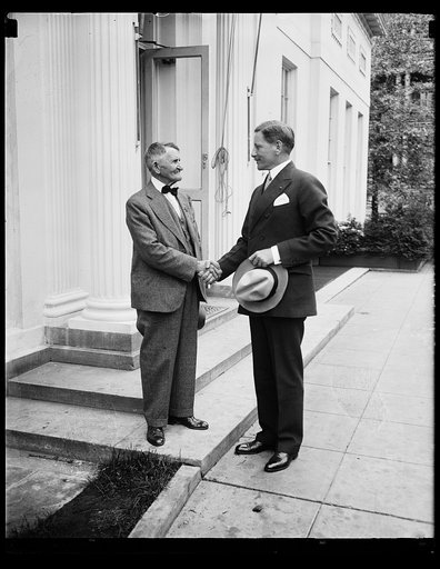 Patrick Jay Hurley, right. White House, Washington, D.C.