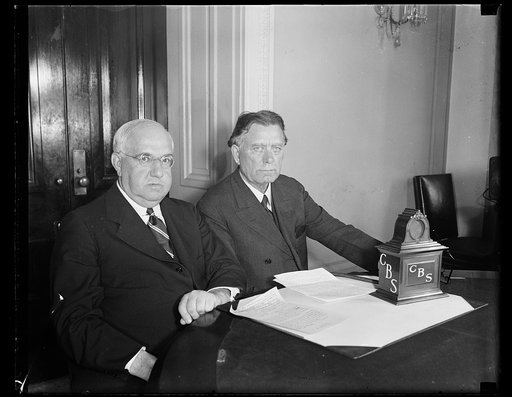 William Borah, right