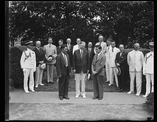 Herbert Hoover and group