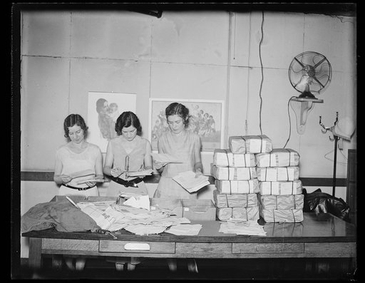 Women with mail