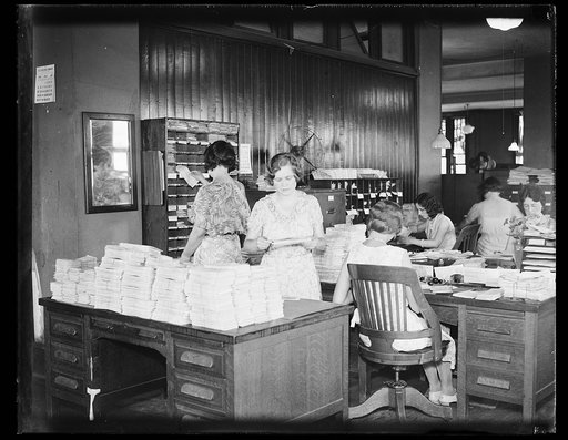 Women working in office