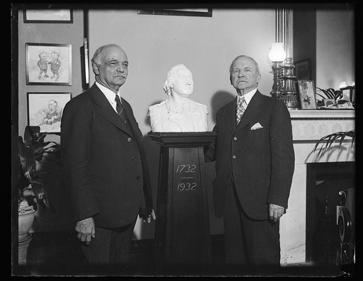 Charles Curtis, left