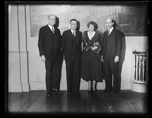 Amelia Earhart, 2nd from right