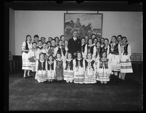 Group of women and children in ethnic costume