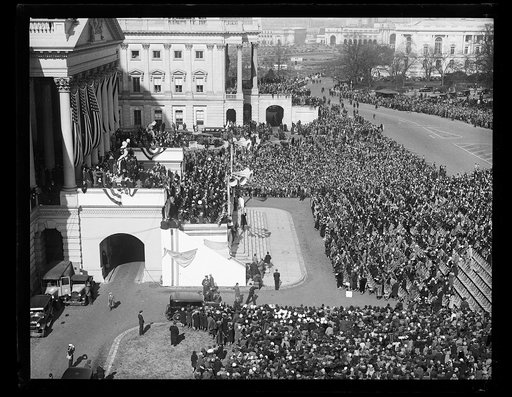 Ceremony outside U.S. Capitol, Washington, D.C.