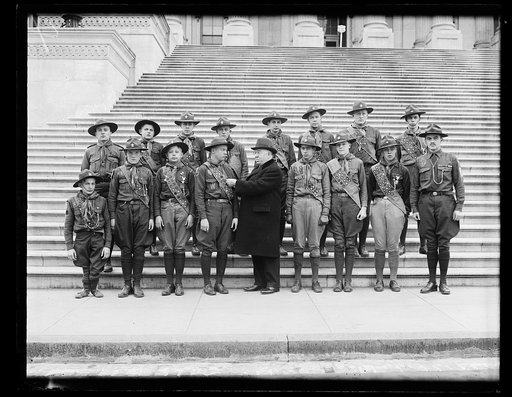Boy Scouts with Cong. [U.S. Capitol, Washington, D.C.