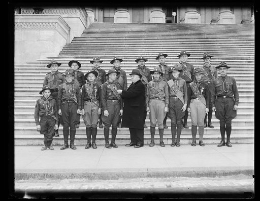 Boy Scouts with Cong., U.S. Capitol, Washington, D.C.