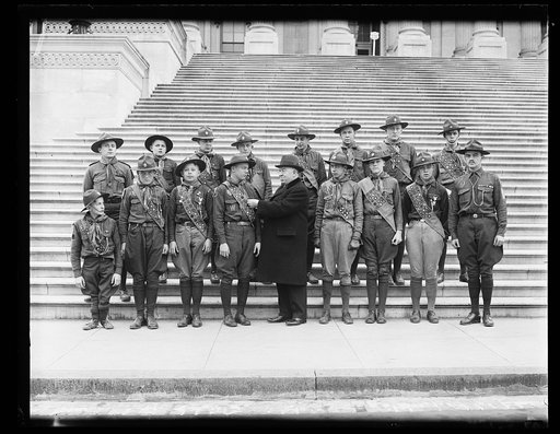 Boy Scouts with Cong., U.S. Capitol, Washington, D.C.