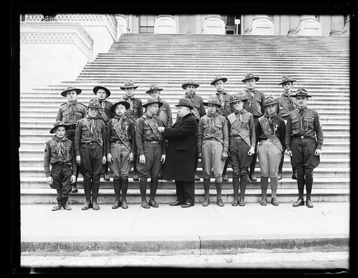 Boy Scouts with Cong., U.S. Capitol, Washington, D.C.
