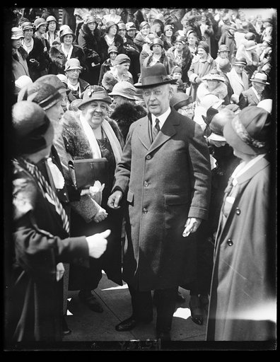 Bishop Cannon and Women Drys. Bishop James Cannon, Jr., Generalissimo of the organized dry forces, snapped at the Capitol today as thousands of members of the Women's National Committee for Law Enforcement gathered to demand continuance of prohibition. 4/18/32