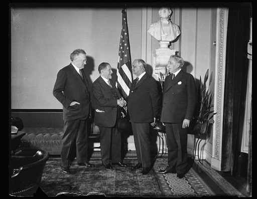Charles Curtis, 2nd from right