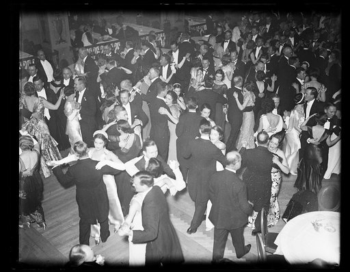 Dance floor with couples