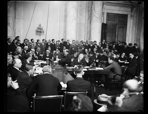 Congressional hearing with Charles Lindbergh?