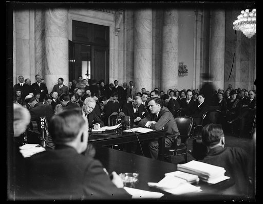 Congressional hearing with Charles Lindbergh?