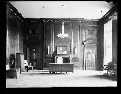 Section of P.M.G. Farley's new office in new P.O. Dept. Bldg.