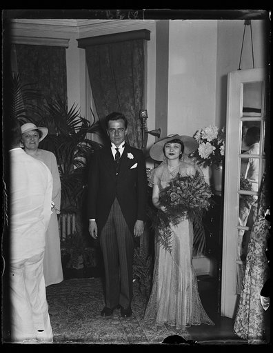 Mr. and Mrs. Richard Lewis Arnold, nee Janet Sheppard
