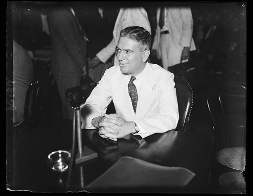 Tugwell appears before Senate committee. With the hearing room packed and hundreds unable to gain admittance, Rexford Guy Tugwell, member of President Roosevelt's "brain trust," appeared before the Senate committee on Agriculture and forestry today, to testify on his fitness to be Undersecretary of 