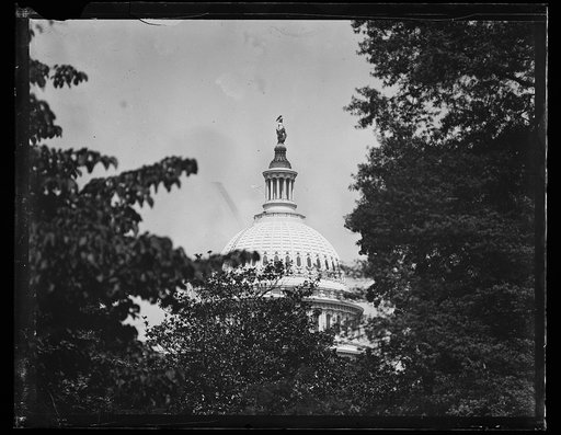 Sculpture "Freedom" atop U.S. Capitol dome, Washington, D.C.
