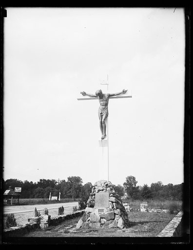Roadside Jesus on crucifix