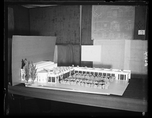 Model showing White House wing, Washington, D.C.