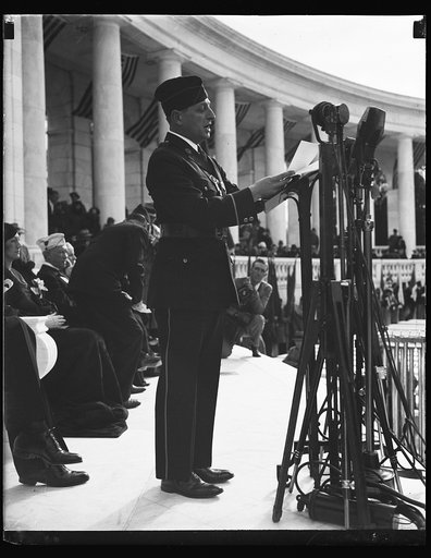 Ceremony at Arlington National Cemetery, Arlington, Virginia