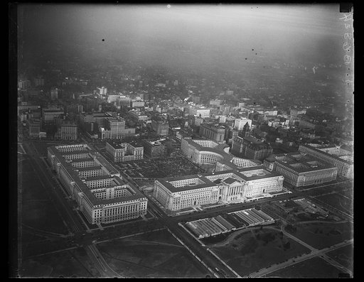 Aerial view, Washington, D.C.