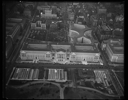 Aerial view, Washington, D.C.