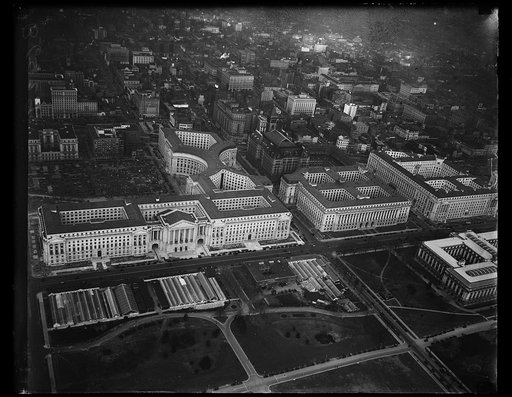 Aerial view, Washington, D.C.