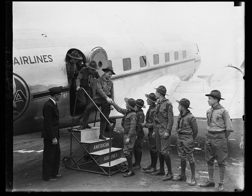 Boy Scouts at Hoover Airport
