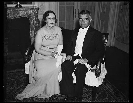 Amb. and Mrs. Alexander Troyanovsky of the U.S.S.R. 1/24/35