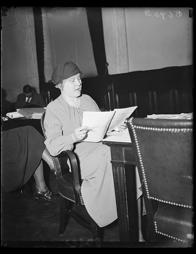 Katherine [i.e. Katharine] Lenroot of Labor Dept's Children's Bureau