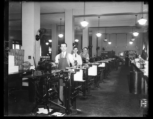Multigraph room, Dept. of Commerce