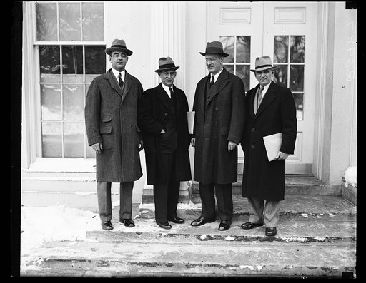 Henry Morgenthau, 2nd from right. White House, Washington, D.C.