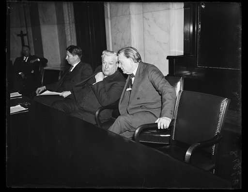 William Borah, right
