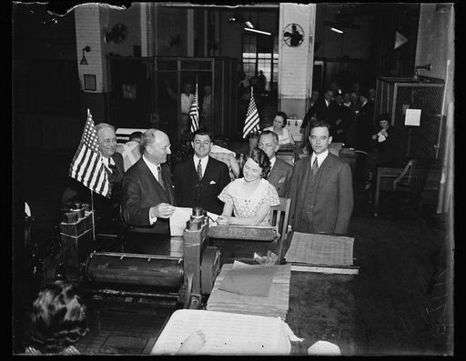 Henry Morgenthau, 2nd from left