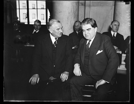 John L. Lewis, right