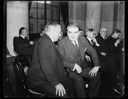 John L. Lewis, right